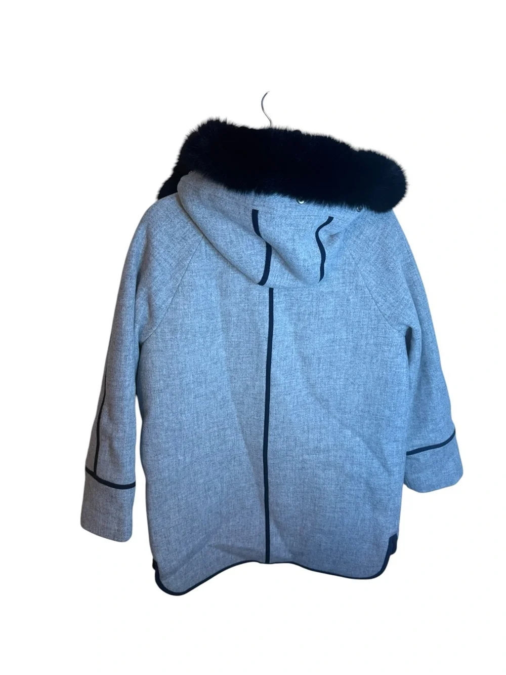 J.Crew Gray Summit Parka in Italian Stadium-Cloth Wool